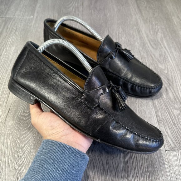 Allen Edmonds Other - ALLEN EDMONDS URBINO Leather Loafers Shoes Mens SZ 10 D Italy HandCrafted Black